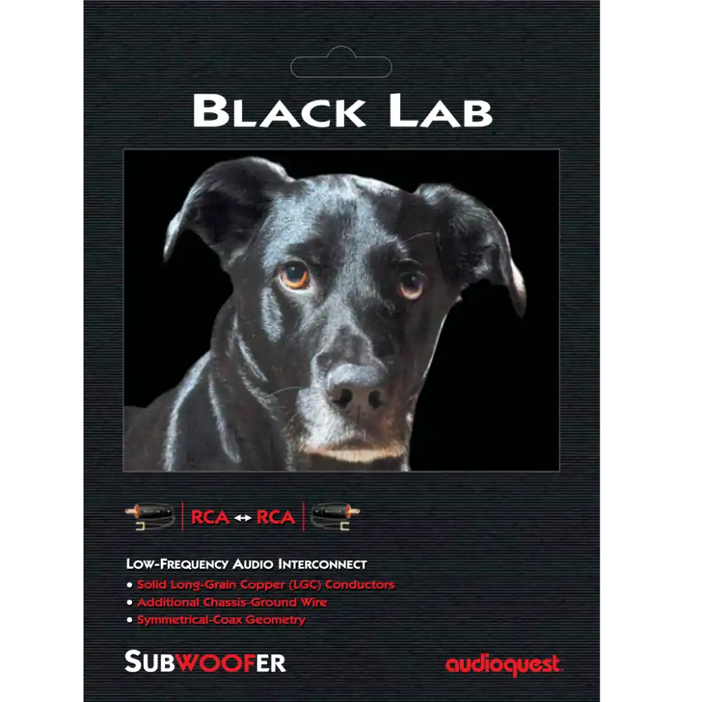 AudioQuest Black Lab Subwooferkabel