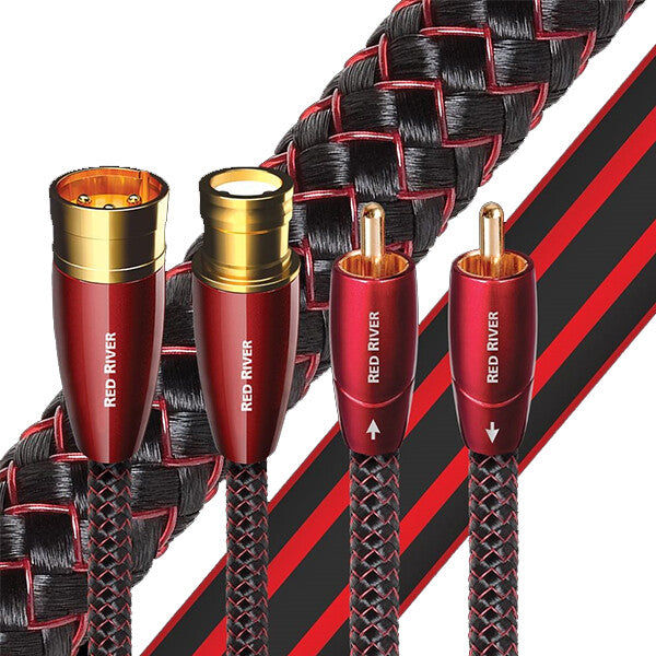 AudioQuest Red River RCA XLR Cable Pair CINE-CRAFT
