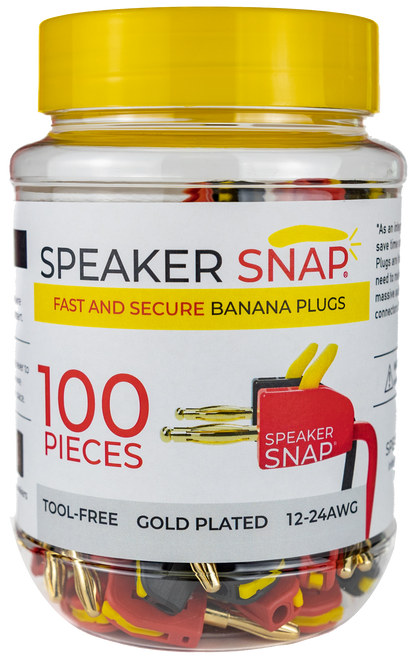 Speaker Snap Banana Plugs – Schnellste Audioverbinder