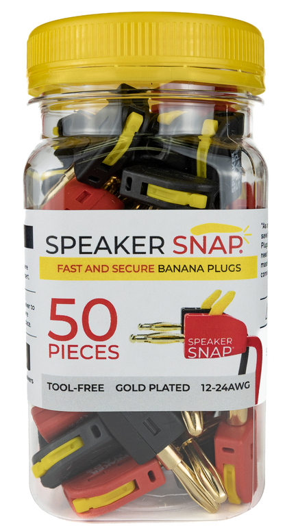 Speaker Snap Banana Plugs – Schnellste Audioverbinder
