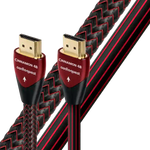 AudioQuest Cinnamon 48 HDMI – Steckerpaar mit rotem Geflechtmantel
