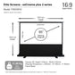 Elite Screens - EZ Cinema Plus 2 - Mobile case screen (95 inches / 107 inches) MaxWhite 2