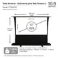 Elite Screens - EZ Cinema Plus 2 - Mobile case screen with MaxWhite 2 Tab-Tension (92 inches &amp; 110 inches)
