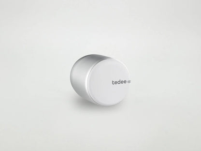Tedee PRO Smart-Lock Silber/Weiß – Intelligentes Türschloss