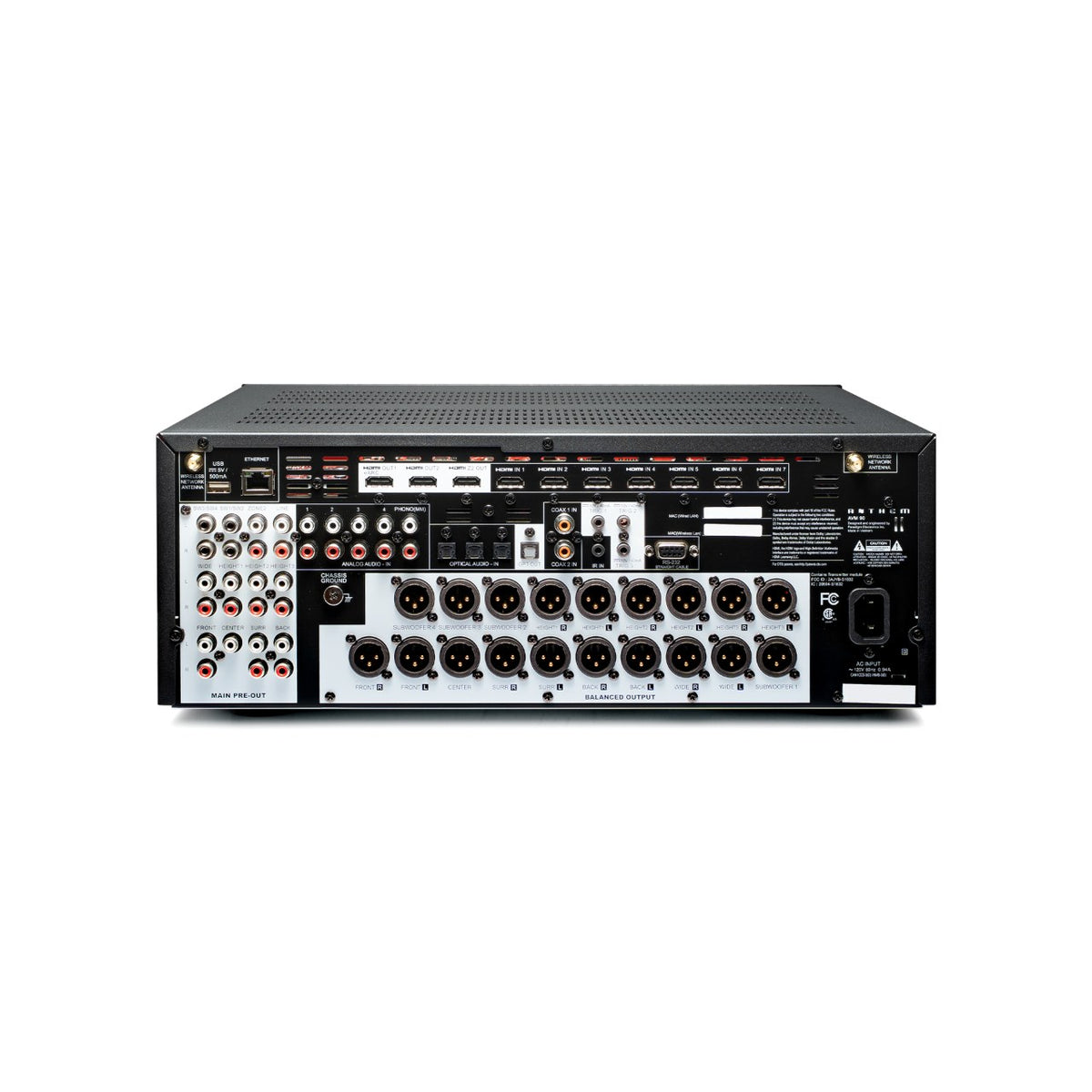 Anthem AVM 90 8K 15.4-Kanal AV-Vorstufe – Rückseite