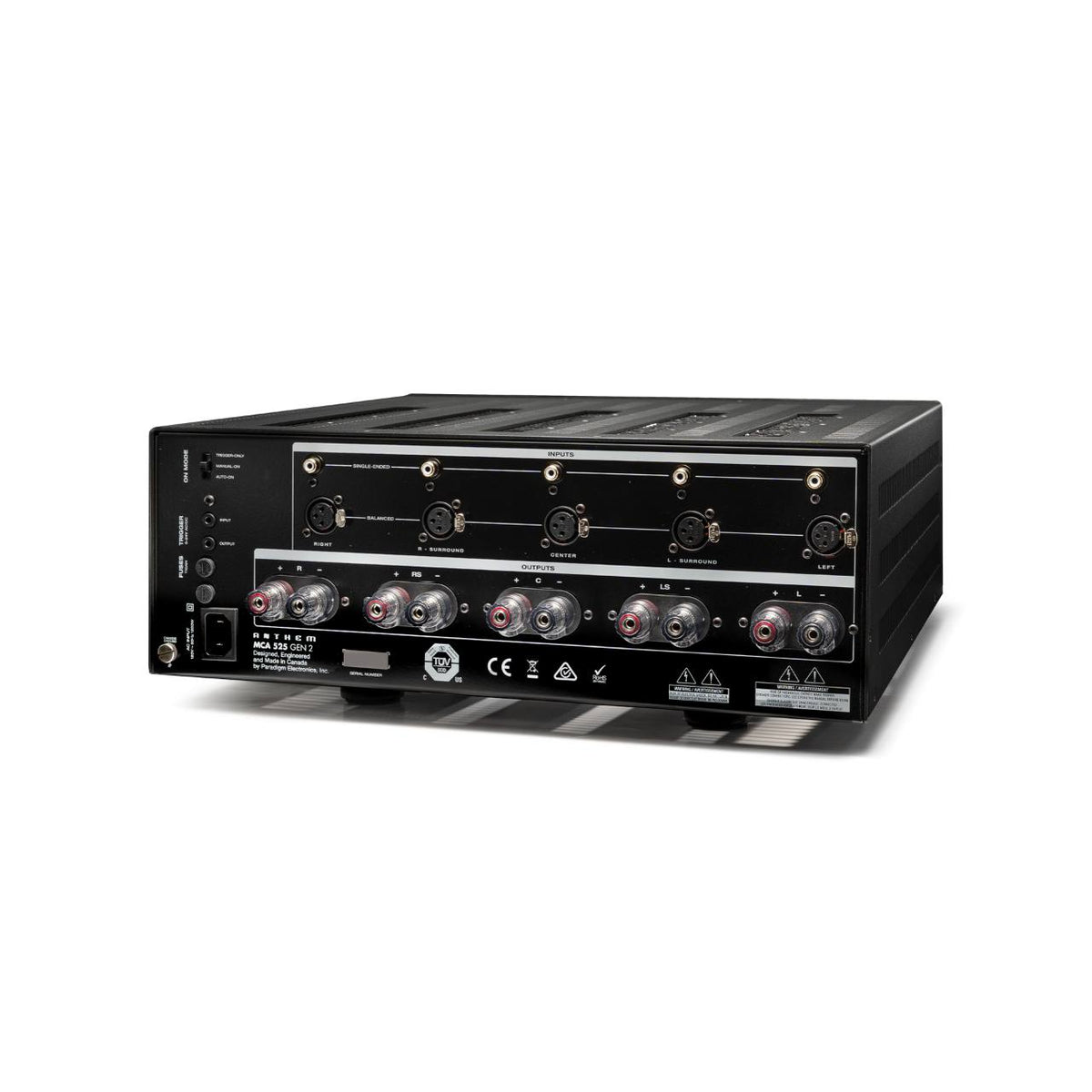 Anthem MCA 525 Gen2 5-Kanal-Endstufe – Schräg hinten