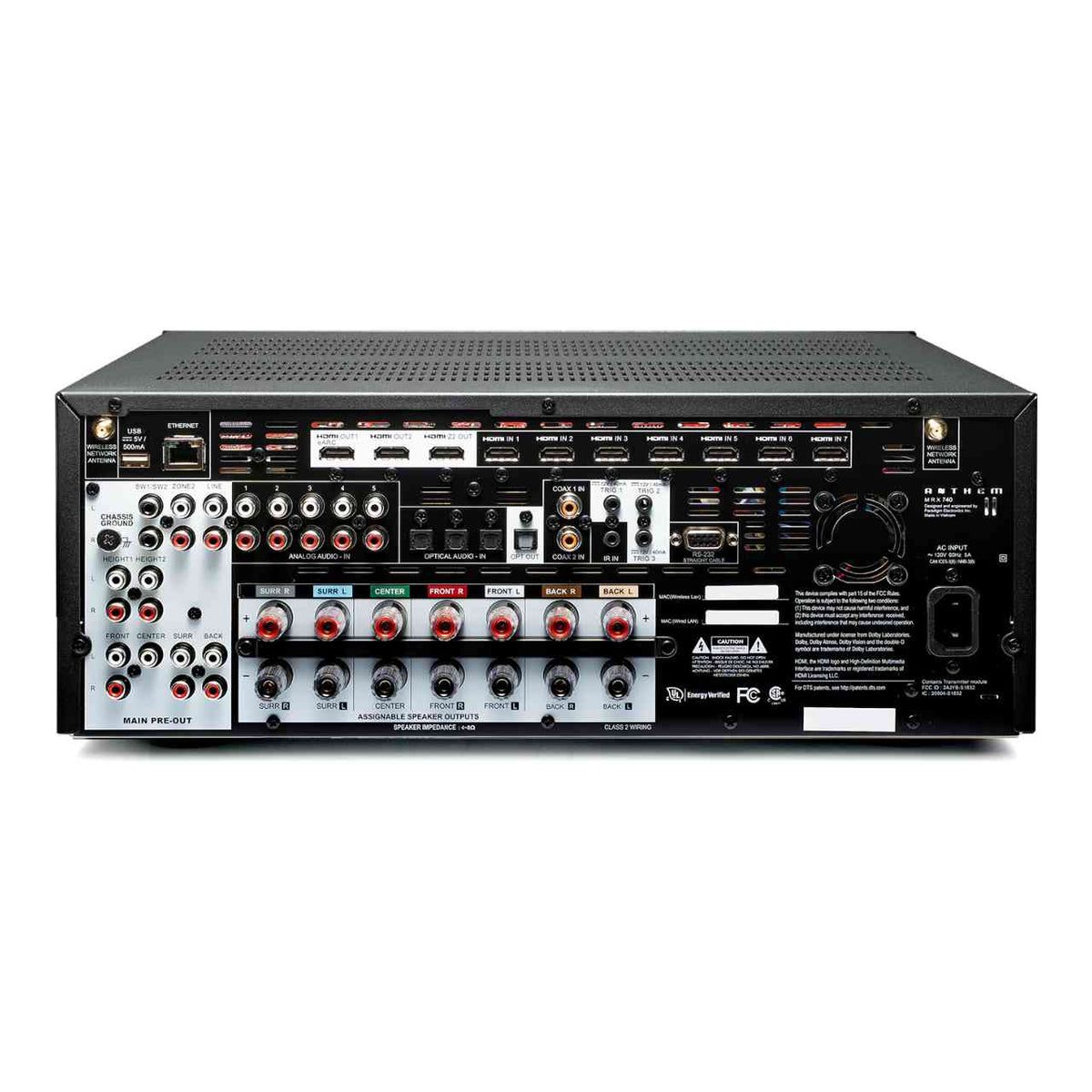 Anthem MRX 740 8K 7.2-Kanal AV-Receiver – Ansicht 4