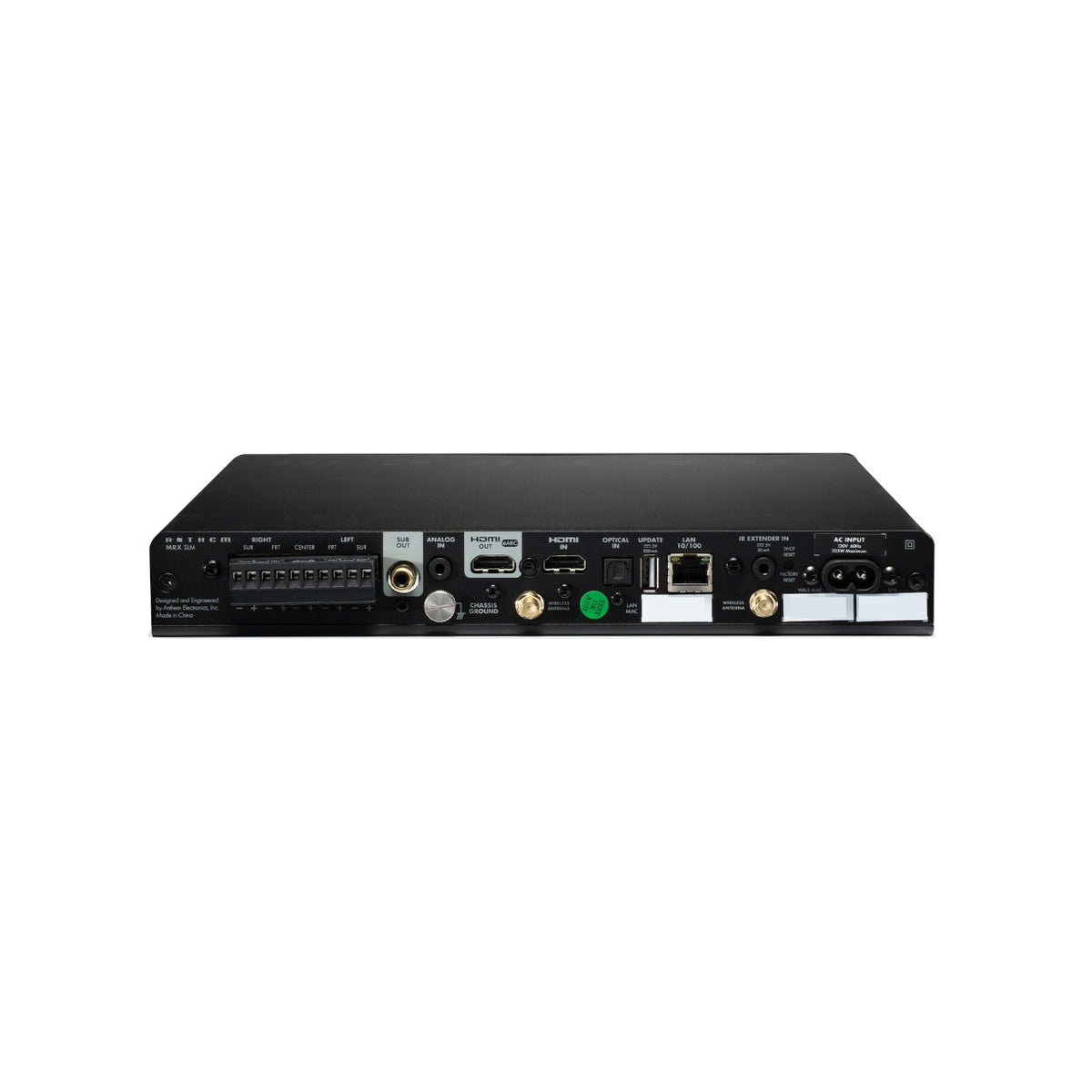 Anthem MRX SLM 5.1-Kanal AV-Receiver – Rückseite