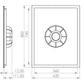 cerasonar 6280 sub – Unsichtbarer Subwoofer für Trockenbau – CINE-CRAFT