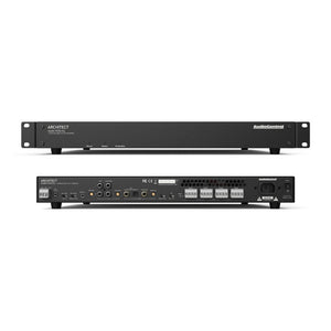 AudioControl Architect P250 EQ Stereo-Endstufe – Front und Rückseite