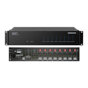 AudioControl Architect P2660 16-Kanal-Endstufe – Front und Rückseite