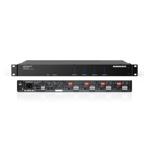 AudioControl Architect P800 8-Kanal-Endstufe – Front und Rückseite