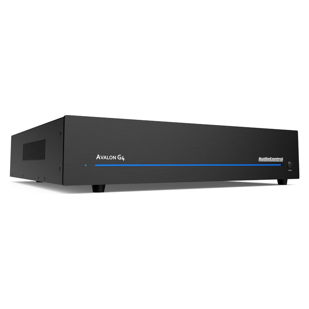 AudioControl Avalon G4 4-Kanal-Endstufe – Front schräg rechts