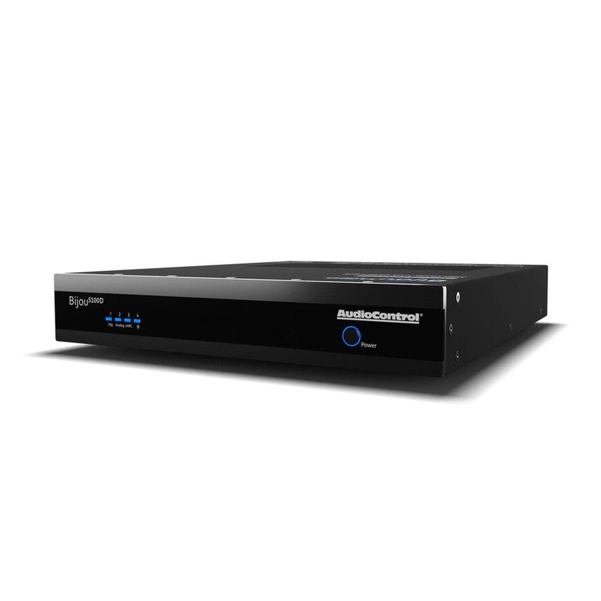 AudioControl Bijou 5100D 5-Kanal-Verstärker mit eARC und Dante – Front