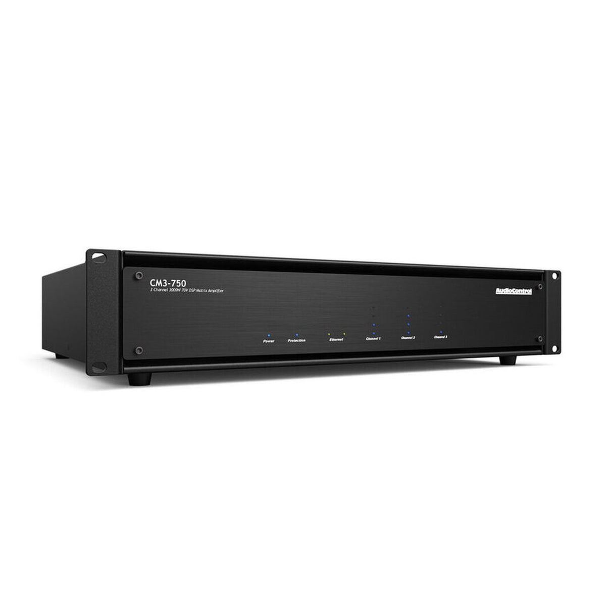 AudioControl CM3-750 3-Kanal-Endstufe 70/100 V mit DSP – Front
