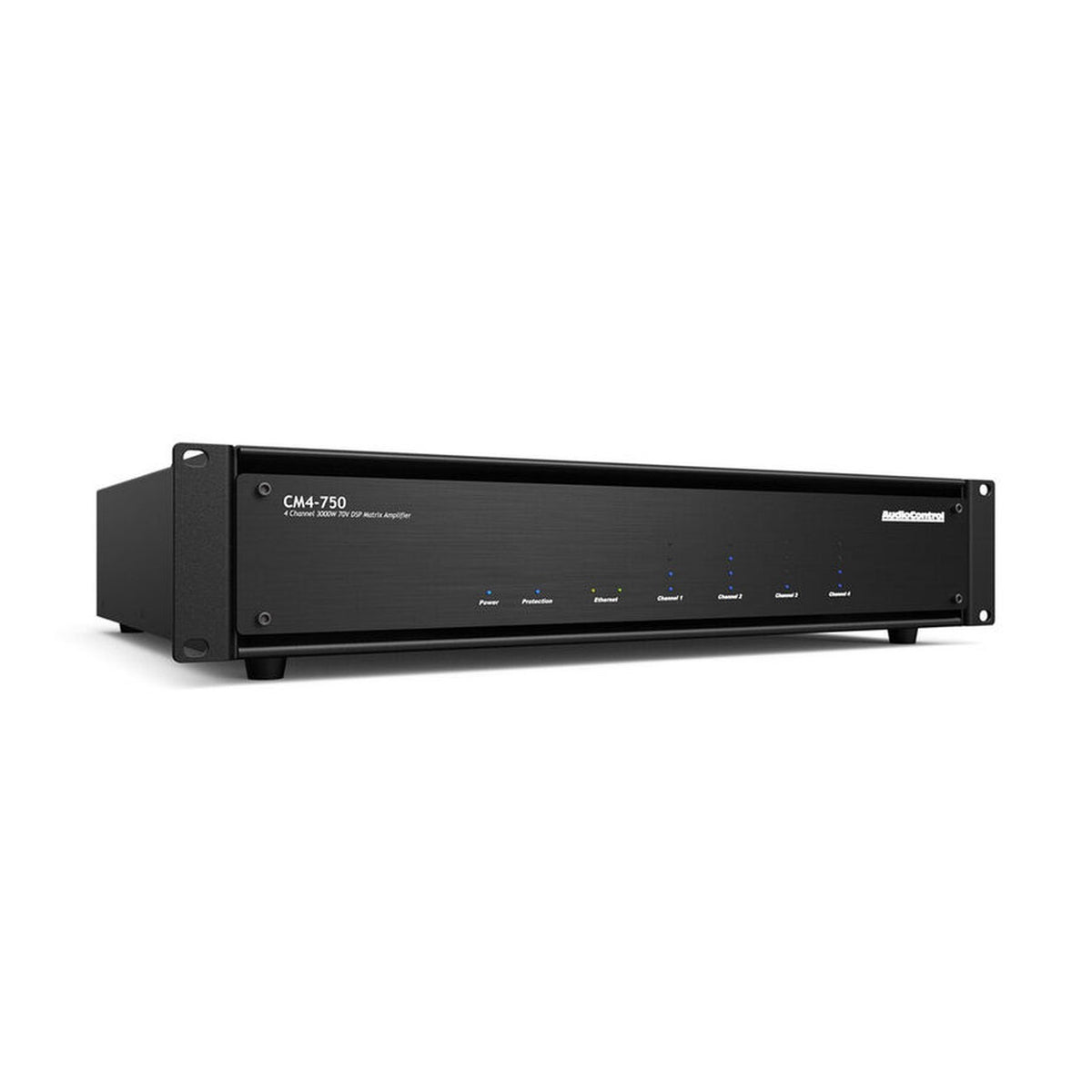 AudioControl CM4-750 4-Kanal-Endstufe 70/100 V mit DSP – Front