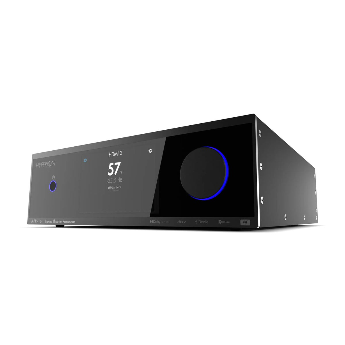 AudioControl Hyperion APR-16 AV-Vorverstärker – Front schräg