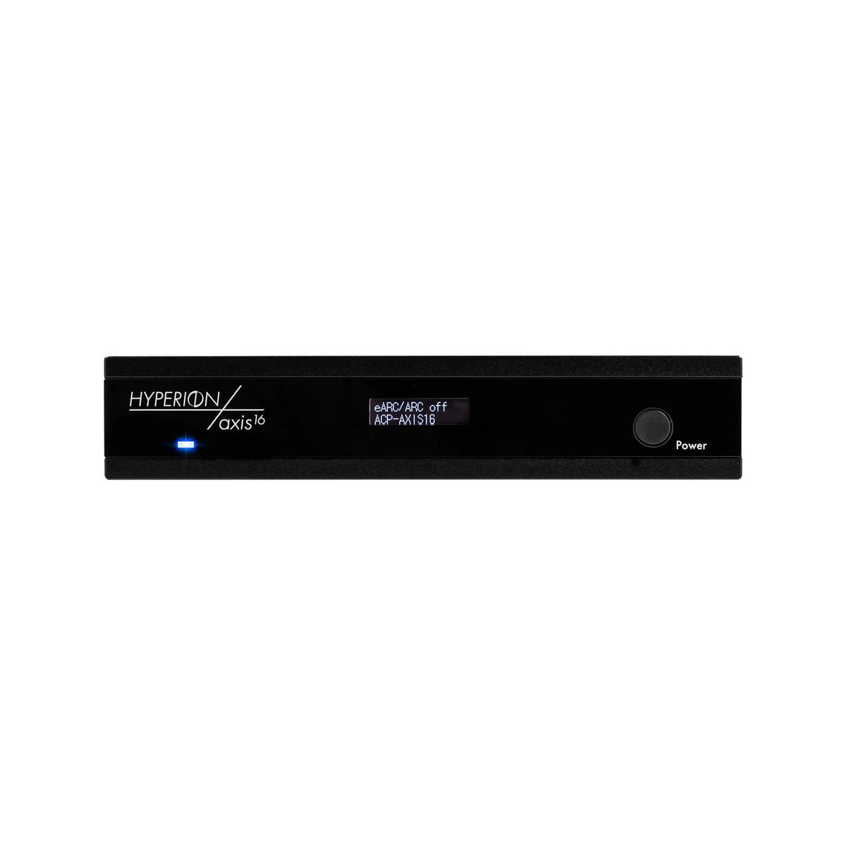 AudioControl Hyperion AXIS-16 eARC-zu-Dante-Prozessor 16 Kanäle – Frontansicht