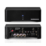 AudioControl Rialto 400 Stereo-Verstärker mit DAC Schwarz – Front und Rückseite