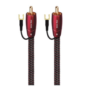 AudioQuest Irish Red Subwoofer Kabel – Cinchstecker mit Masseleitung