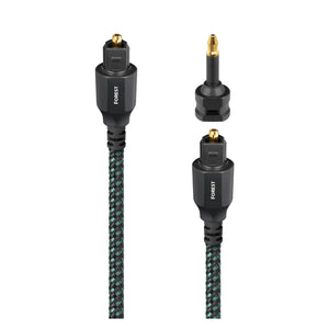 AudioQuest OptiLink Forest – Toslink-Stecker und Mini-Adapter
