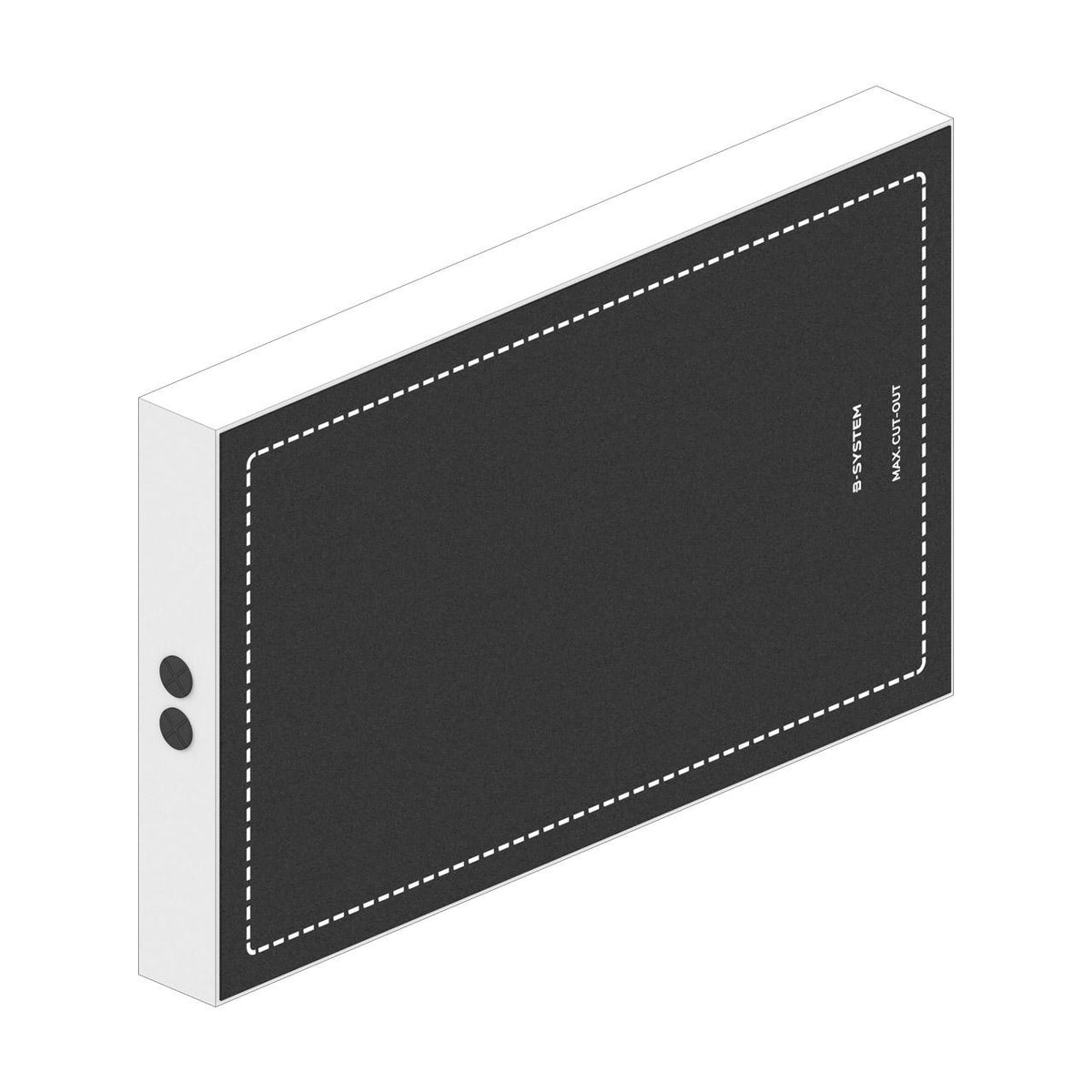 B-System Dryboxx wall – Backbox für den Wandeinbau