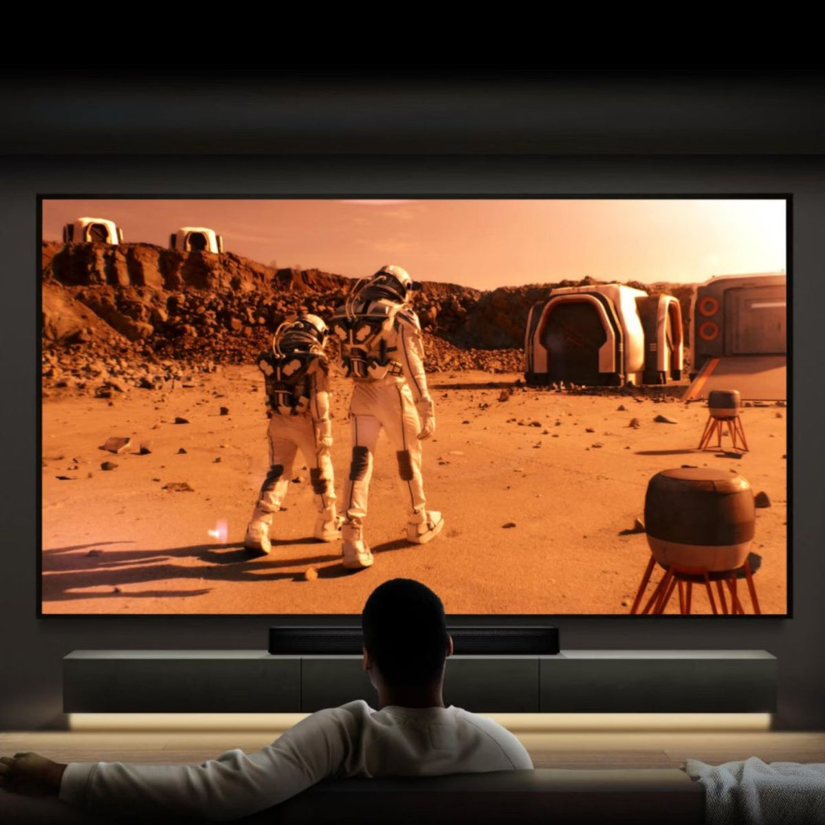 BenQ W2720i 4K-LED-Beamer im Heimkino – Lifestyle