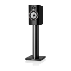 Bowers & Wilkins 706 S3 Regallautsprecher (Paar) in Schwarz Hochglanz, Frontansicht