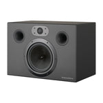 Bowers & Wilkins CT7.5 LCRS Custom-Theatre-Lautsprecher, Schrägansicht in Schwarz ohne Abdeckung