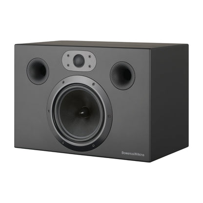 Bowers & Wilkins CT7.5 LCRS Custom-Theatre-Lautsprecher, Schrägansicht in Schwarz ohne Abdeckung