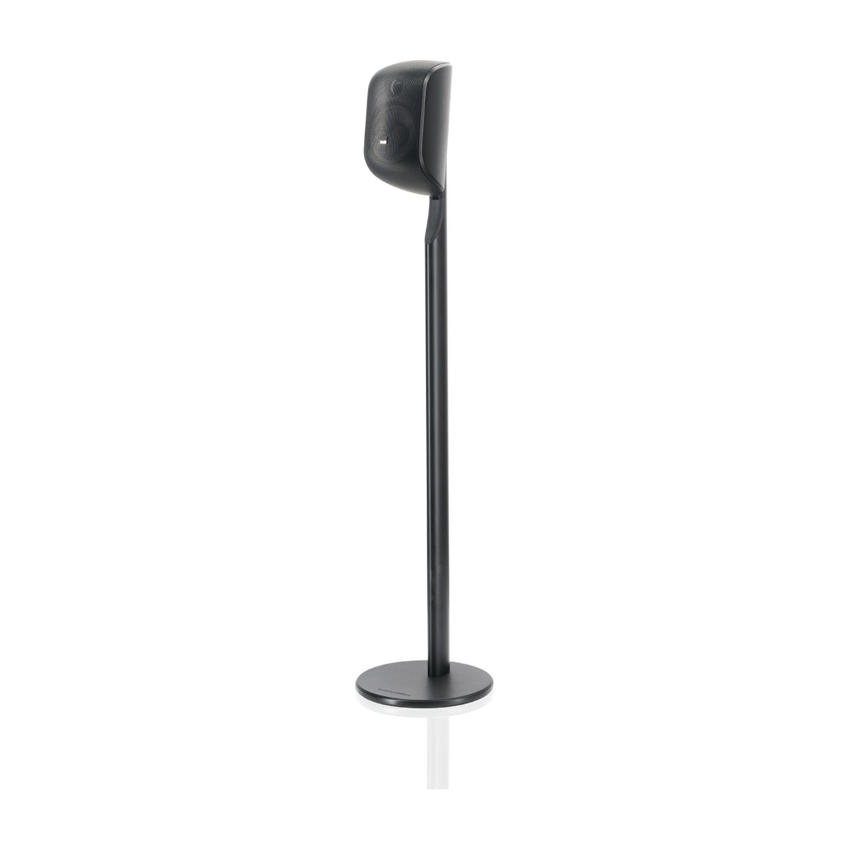 Bowers & Wilkins FS-M-1 Lautsprecherständer (Paar) – Schwarz matt mit Lautsprecher M-1 (nicht im Lieferumfang)