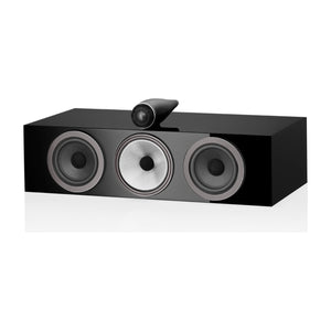 Bowers & Wilkins HTM71 S3 Centerlautsprecher (Stück) – in Schwarz Hochglanz, Frontansicht