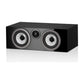 Bowers & Wilkins HTM72 S3 Centerlautsprecher (Stück) – in Schwarz Hochglanz, Frontansicht
