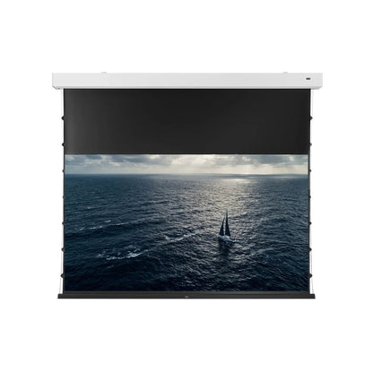 celexon Darkvision ALR Motorleinwand Tension – Frontansicht