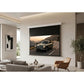 celexon Darkvision ALR Motorleinwand Tension – im Wohnraum