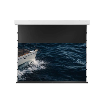 celexon Soundvision Motorleinwand Tension – Frontansicht