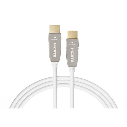 celexon UHD Fibre HDMI 2.0b Glasfaserkabel – Weiß