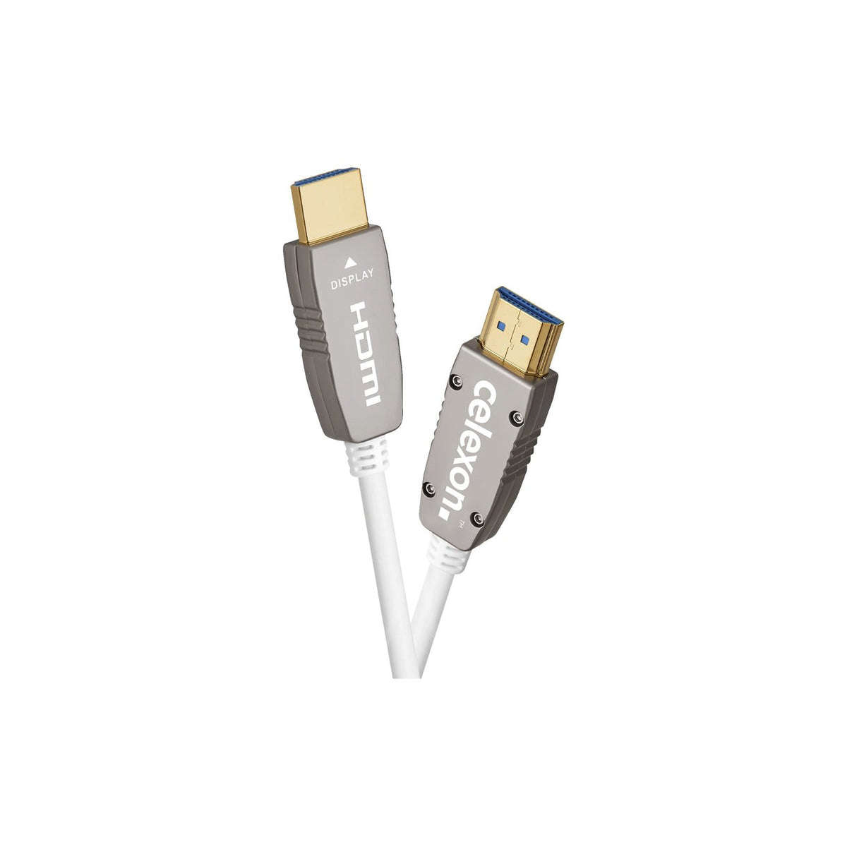 celexon UHD Fibre HDMI 2.0b Glasfaserkabel – Weiß