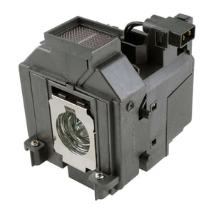 codalux Ersatzlampe für EPSON ELPLP69, V13H010L69 mit Gehäuse – Lampenmodul schräg von vorn