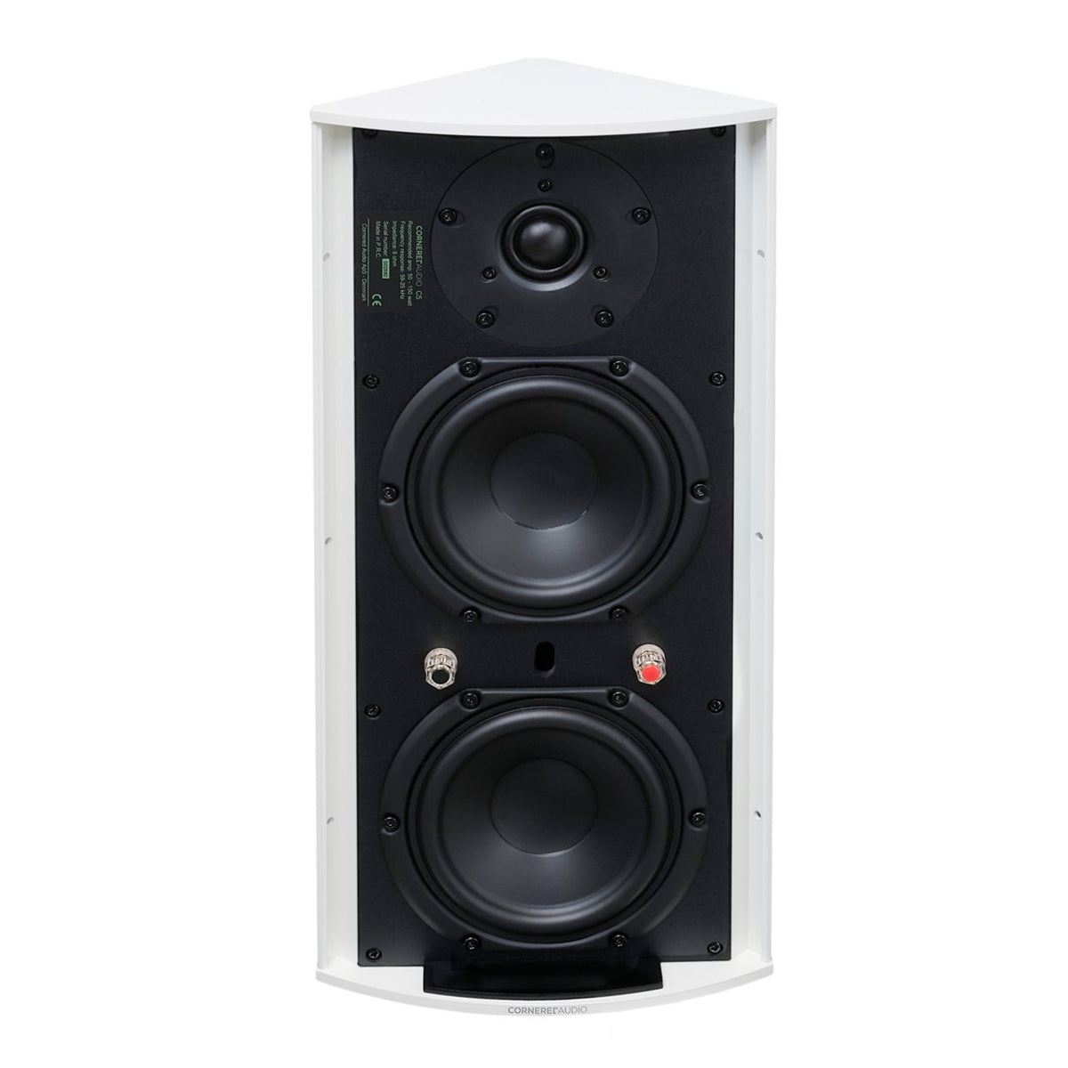 Cornered Audio C5 Ecklautsprecher – Weiß ohne Gitter
