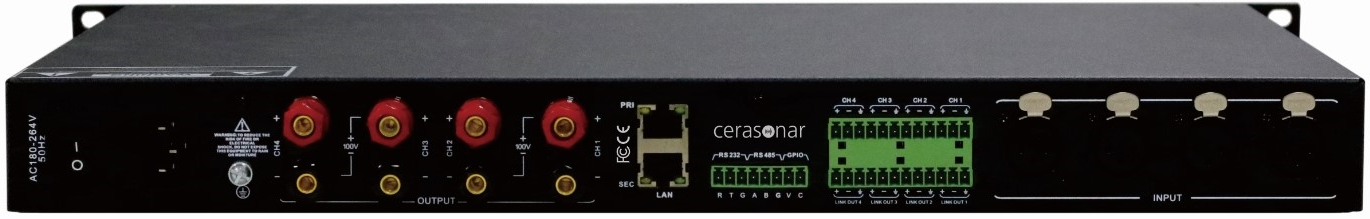 cerasonar cs-2000dsp4 – DSP-Leistungsverstärker – CINE-CRAFT