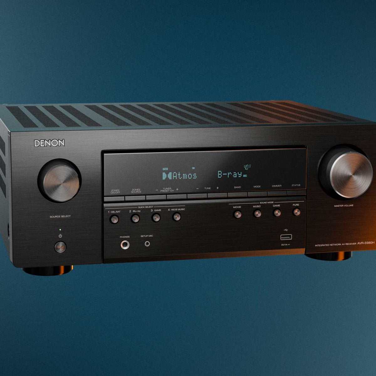 Denon AVR-S980H 7.2-Kanal AV-Receiver – Ansicht 5