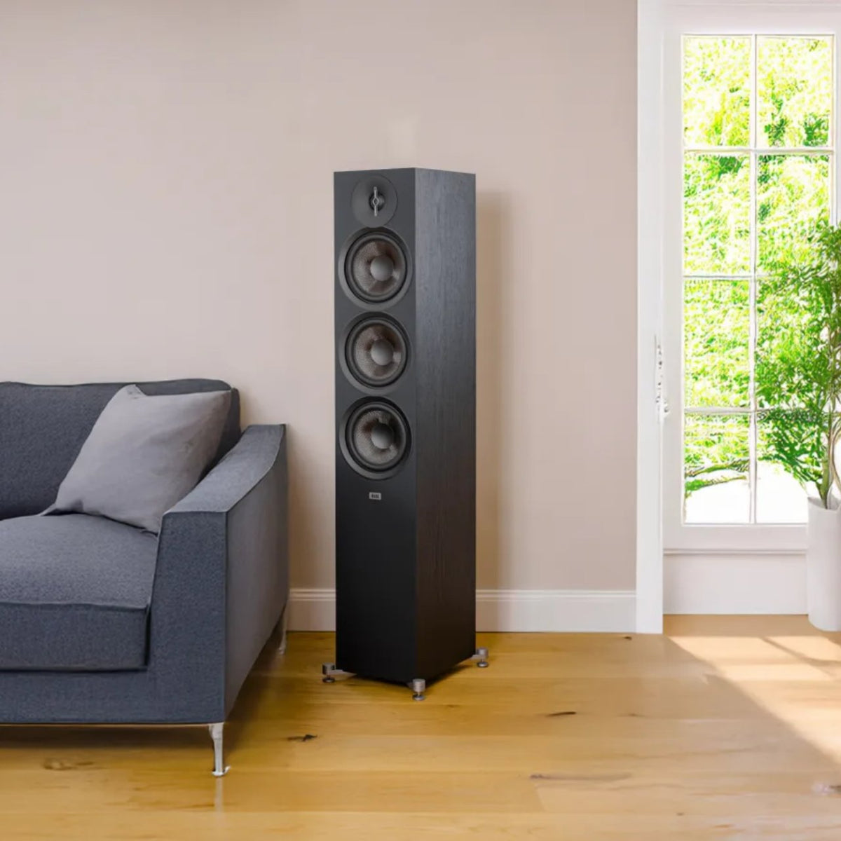 ELAC Debut 3.0 - DF63-BK Standlautsprecher: 3-Wege-Lautsprecher – im Wohnzimmer