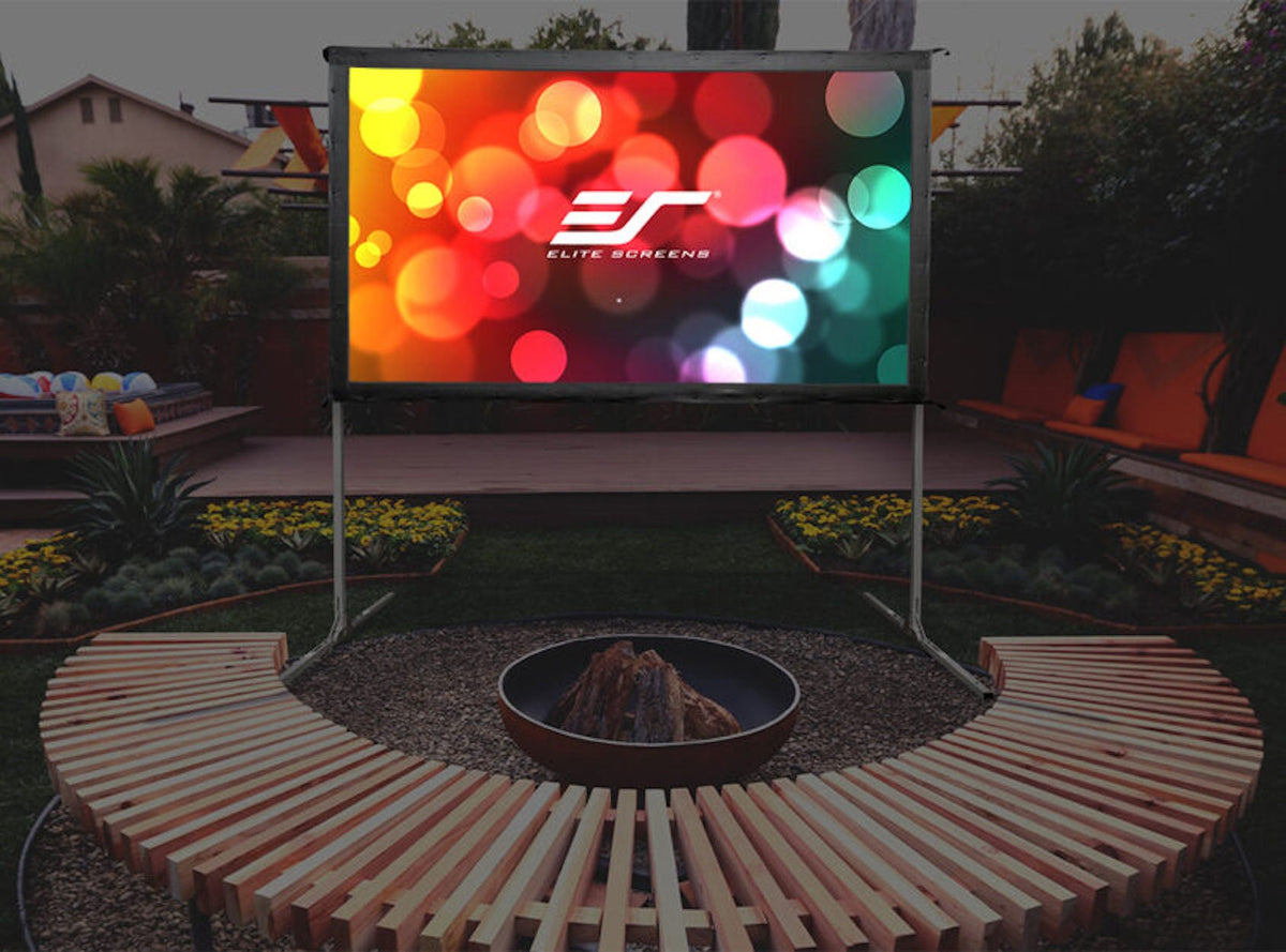 Elite Screens Yard Master 2 - Mobile Outdoor Leinwand – Ansicht 3