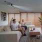 Epson EH-LS7000 4K Laser-Beamer an der Decke im Wohnzimmer