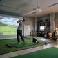 Epson EH-LS7500 4K Kurzdistanz-Laser-Beamer an der Decke im Golfsimulator
