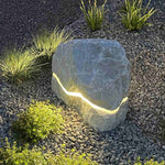Essenze di Luce Menhir di Luce Cross Naturstein-Leuchte