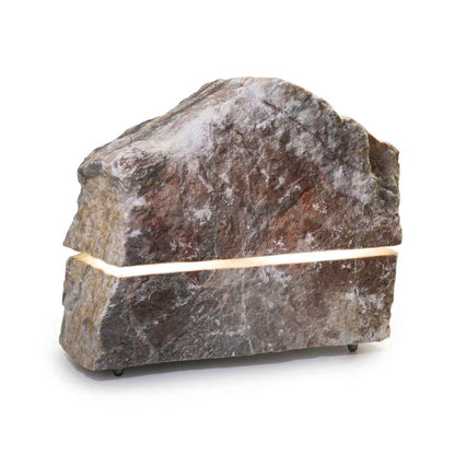 Essenze di Luce Menhir Sound Pro Naturstein-Lautsprecher mit LED-Licht