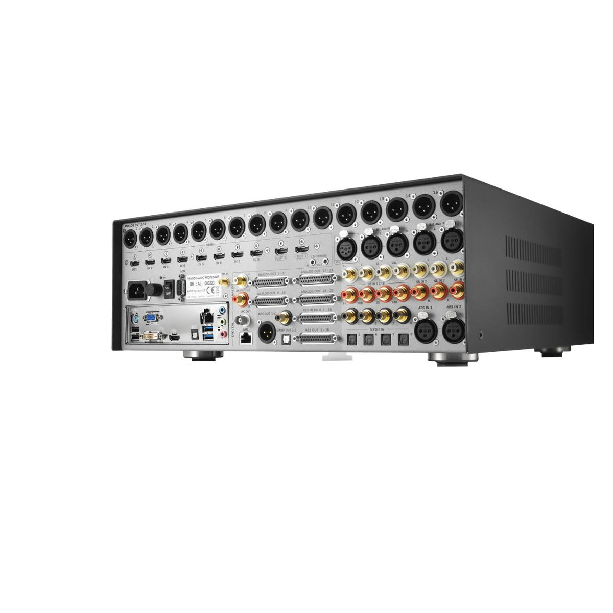 JBL Synthesis SDP-75 24 Kanäle AV-Prozessor – Rückseite schräg