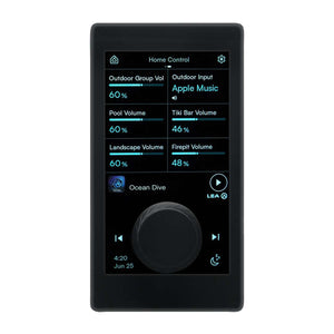 LEA CS Glass Wand-Touchscreen mit Dante und Bluetooth